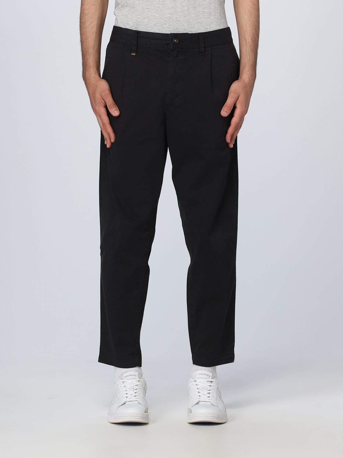BOSS: pants for man - Black | Boss pants 50489106 online at GIGLIO.COM