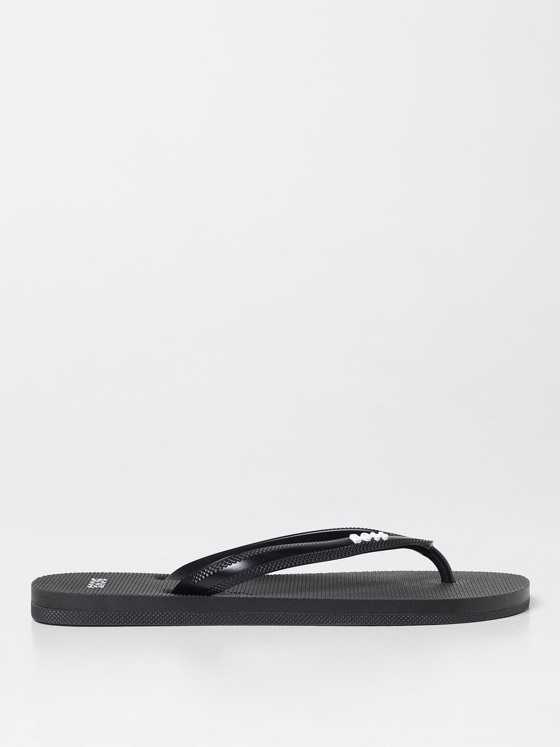 Amazon.com | HUGO Square Logo Slide Sandals | Sandals