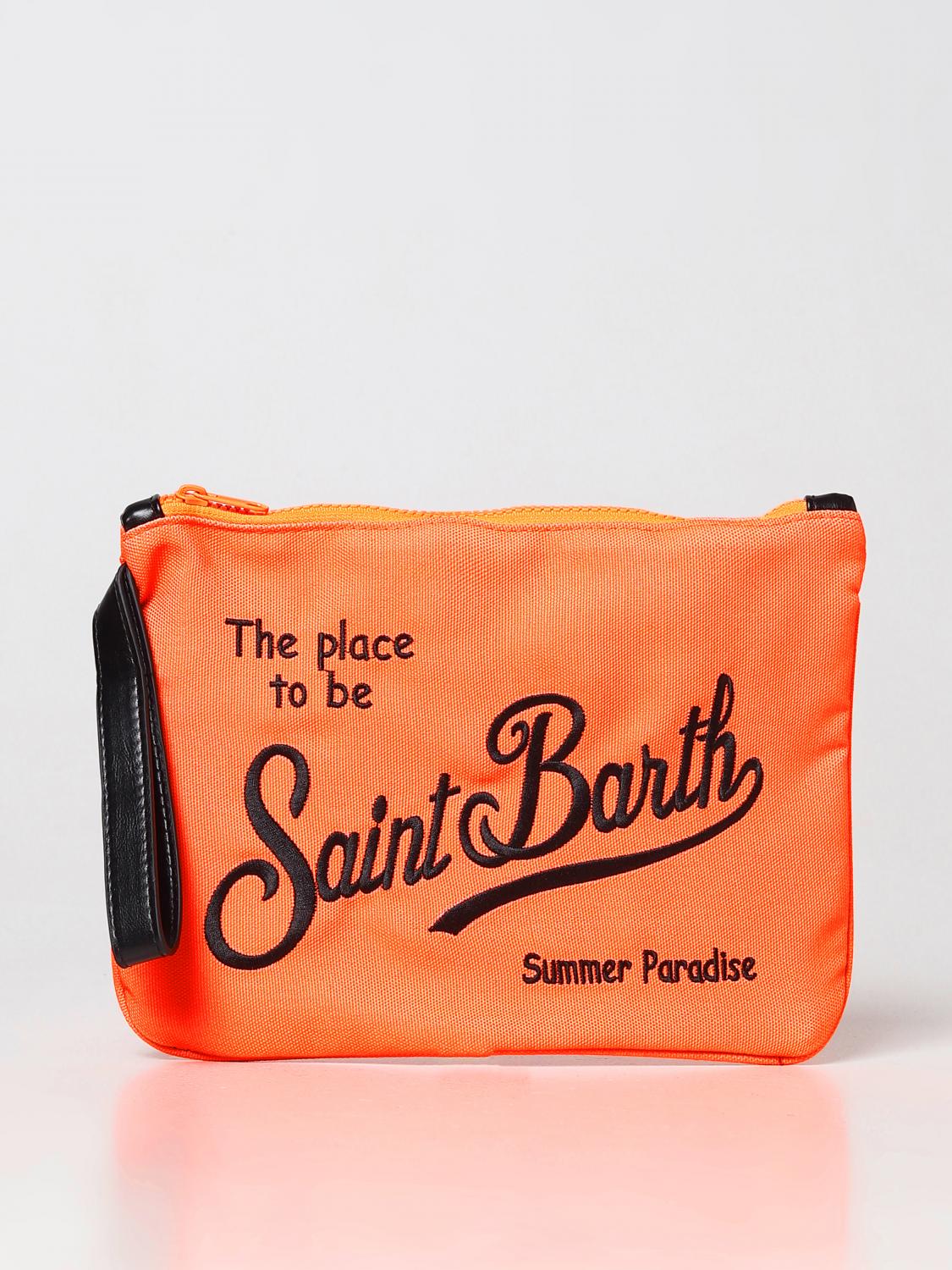 MC2 SAINT BARTH: clutch for woman - Orange | Mc2 Saint Barth clutch ...