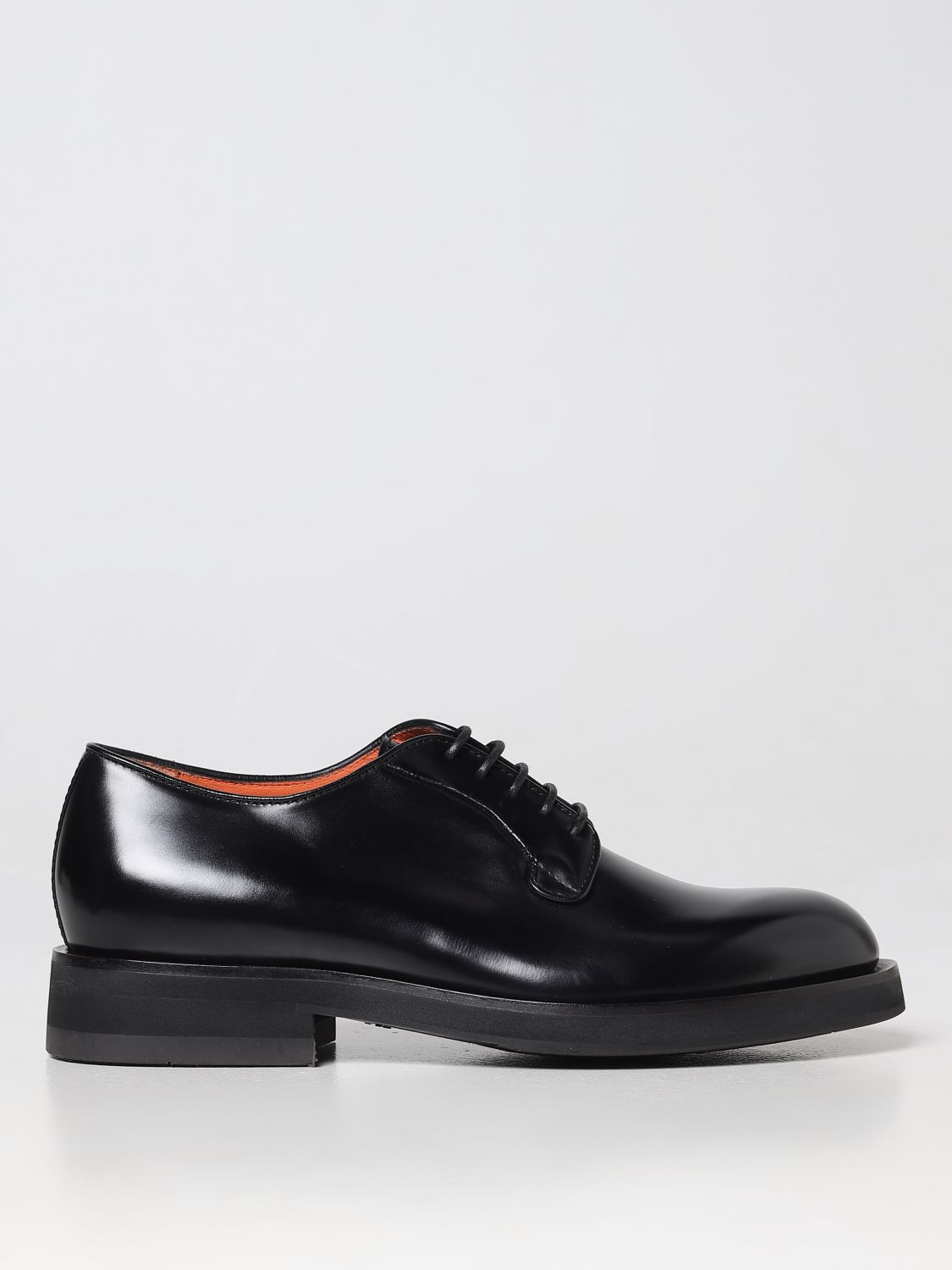 Santoni Brogue Shoes  Men Color Black