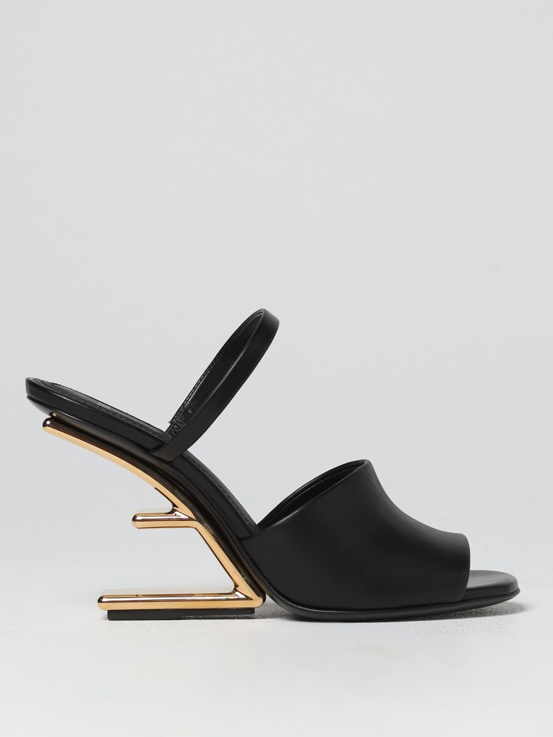 FENDI MULES IN SMOOTH LEATHER,E30049002