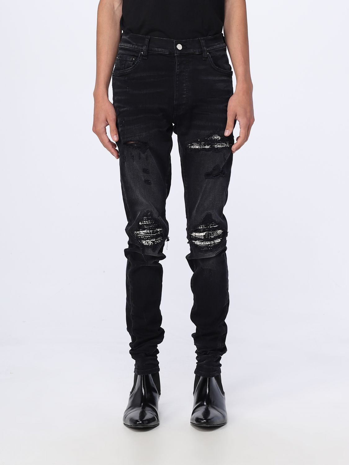 Amiri Jeans Men In Black | ModeSens