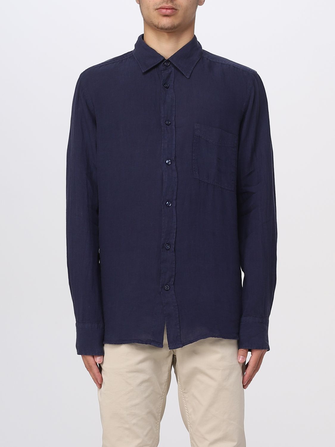 BOSS: shirt for man - Blue | Boss shirt 50489344 online on GIGLIO.COM