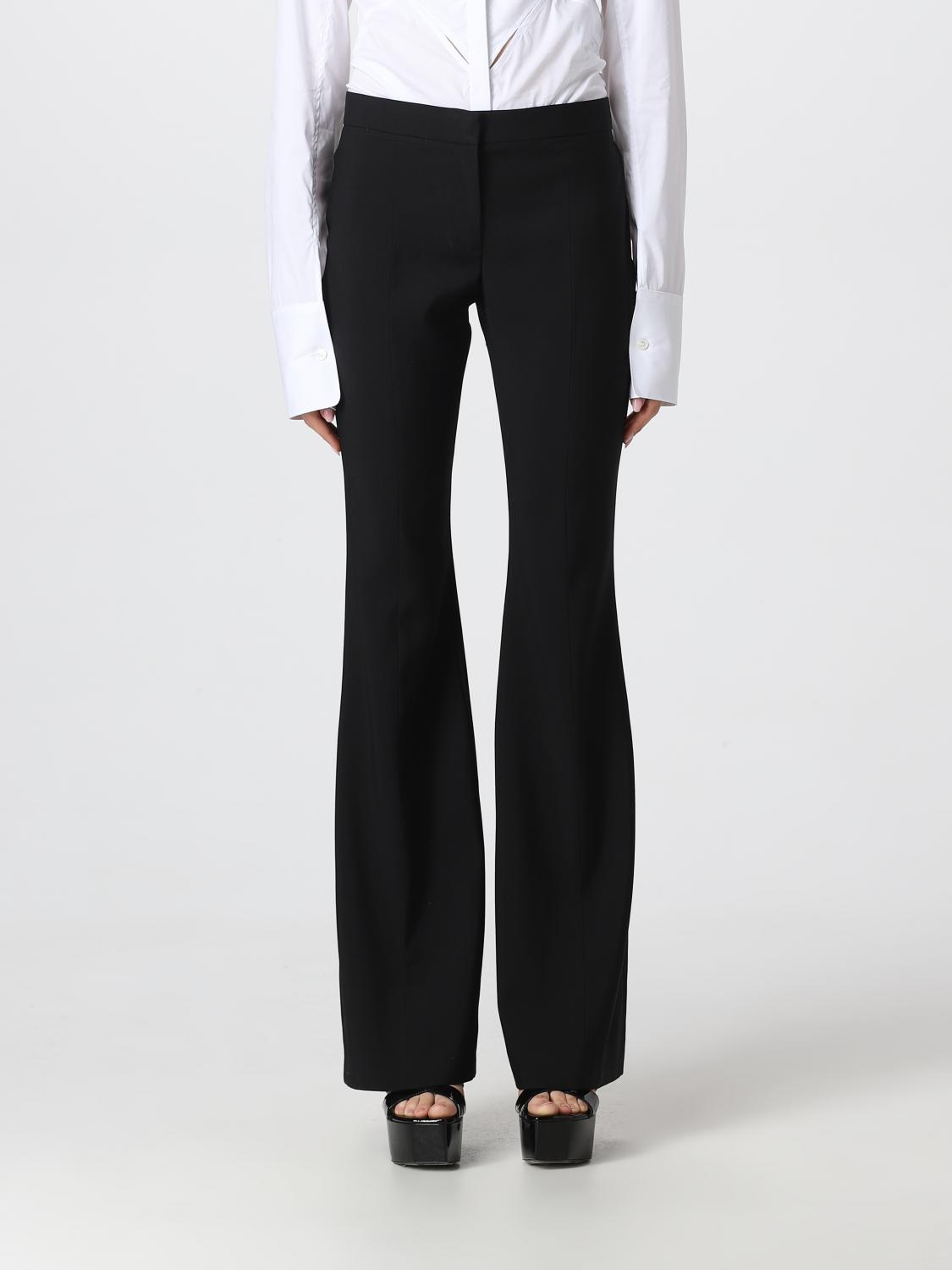 Alexander Mcqueen Tight Bootcut Pants In Black