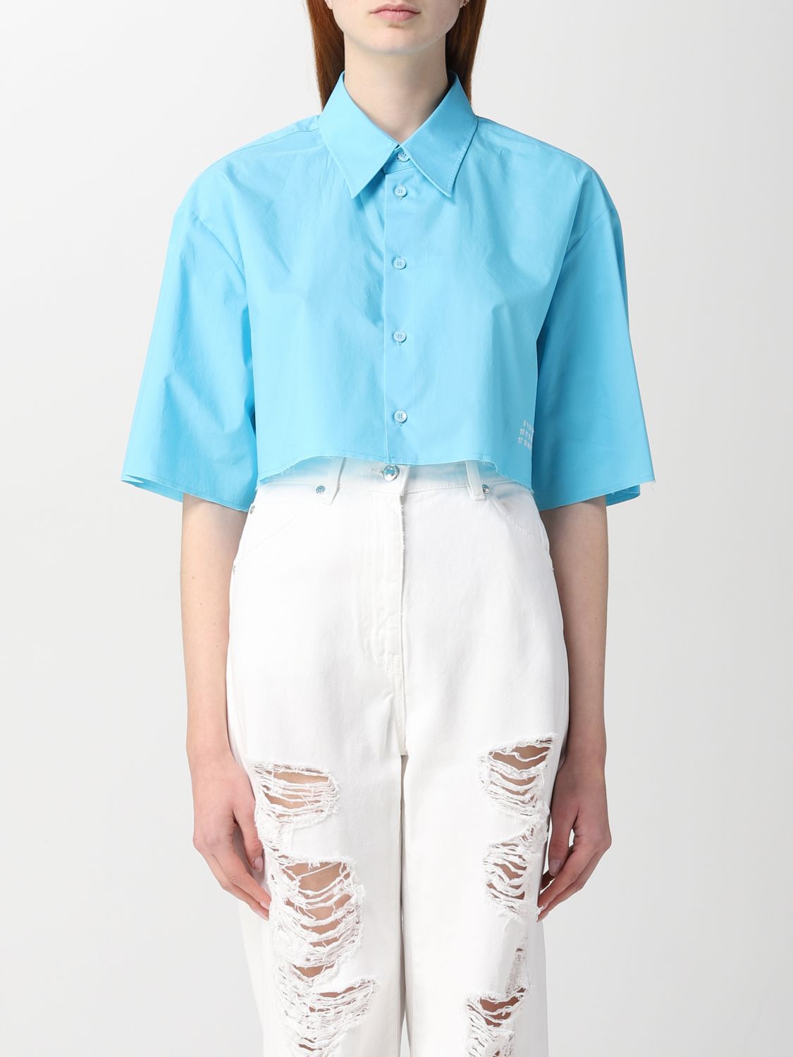 MM6 MAISON MARGIELA: shirt for woman - Sky Blue | Mm6 Maison