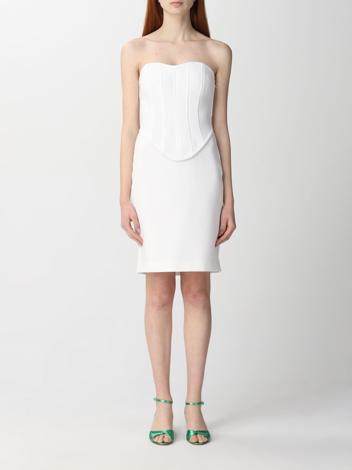 Boutique Moschino Dress  Woman Color White