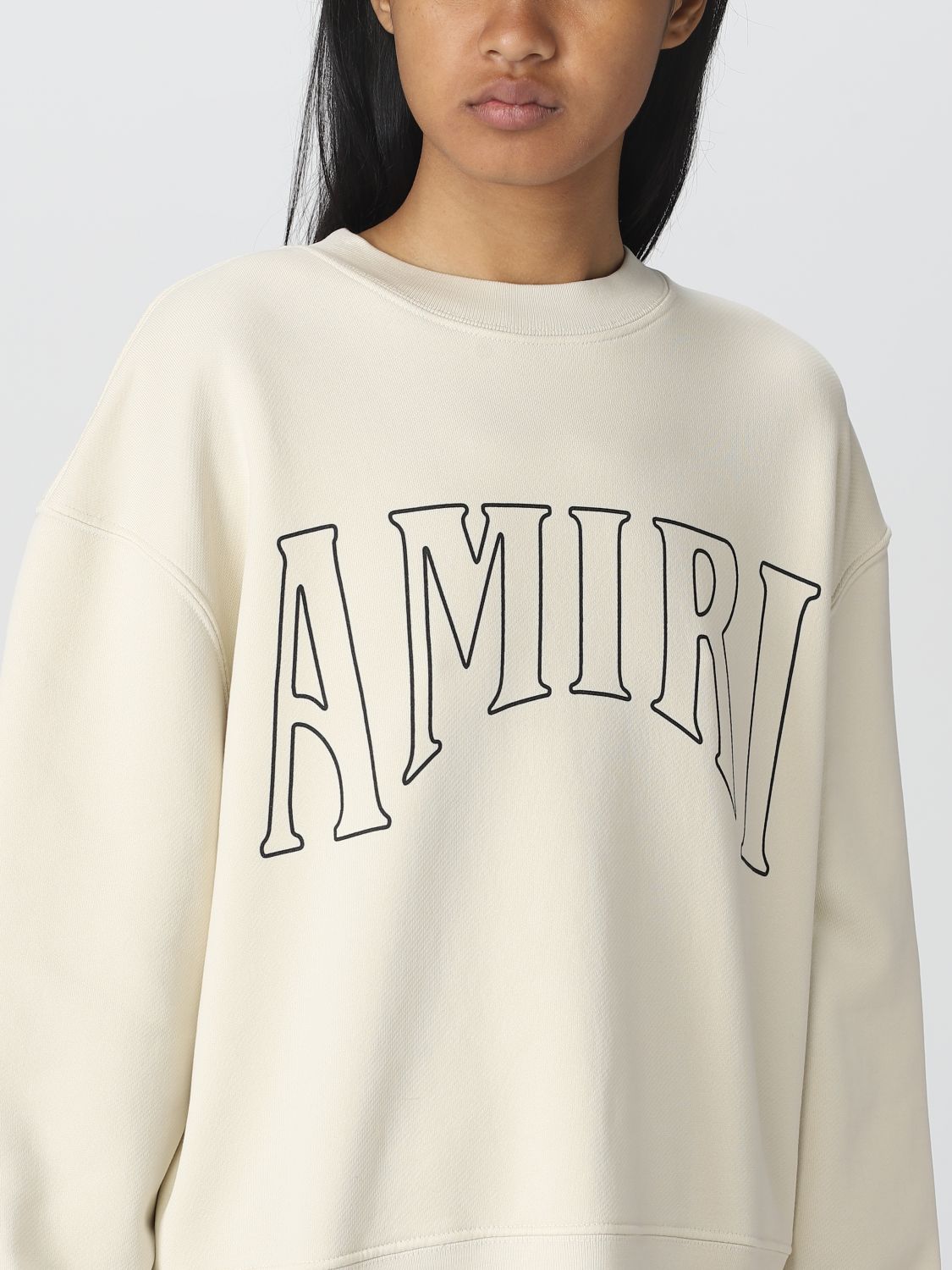 AMIRI: sweater for woman - Beige | Amiri sweater PS23WJG006 online on ...