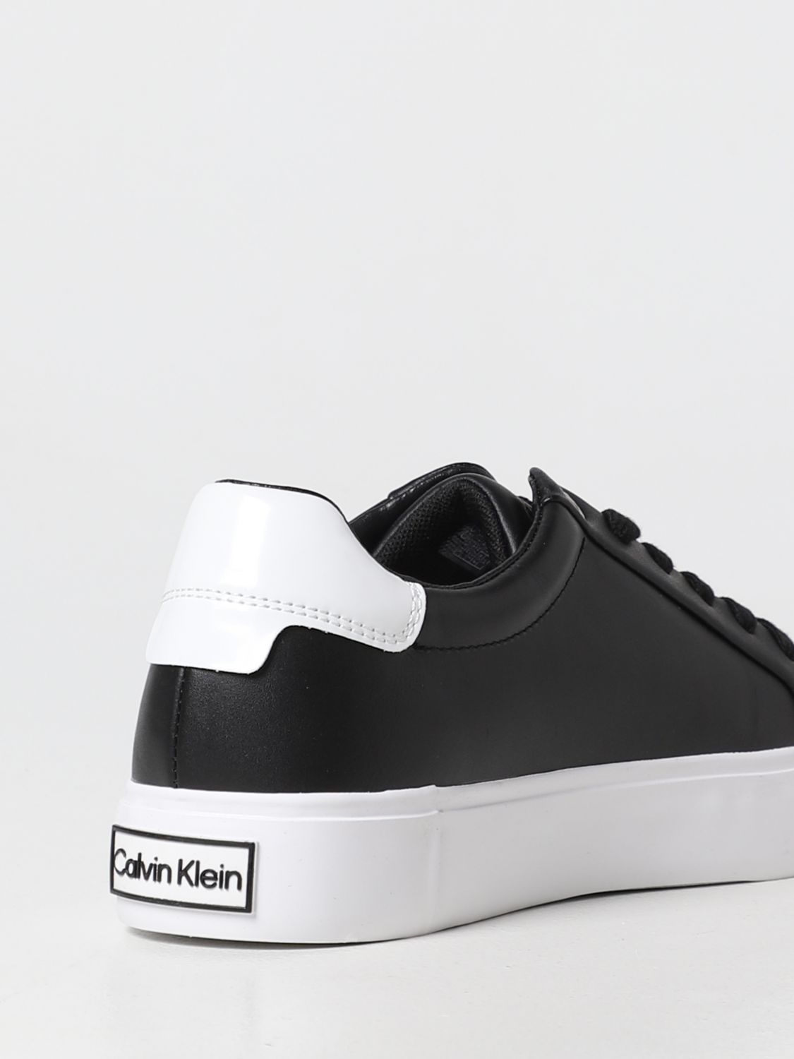 CALVIN KLEIN: woman - Black | Klein sneakers HW0HW01406 online on GIGLIO.COM
