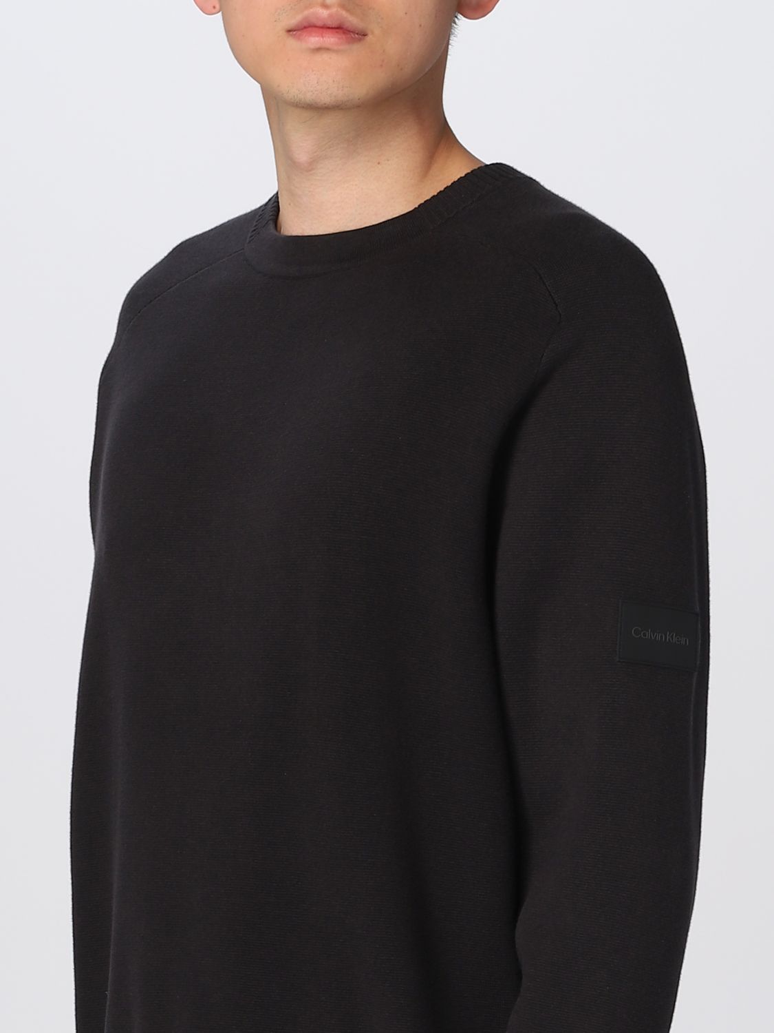 CALVIN KLEIN: sweater for man - Black | Calvin Klein sweater K10K110714 ...