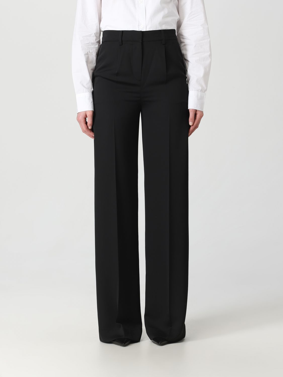 CALVIN KLEIN: pants for woman - Black | Calvin Klein pants K20K205217 ...