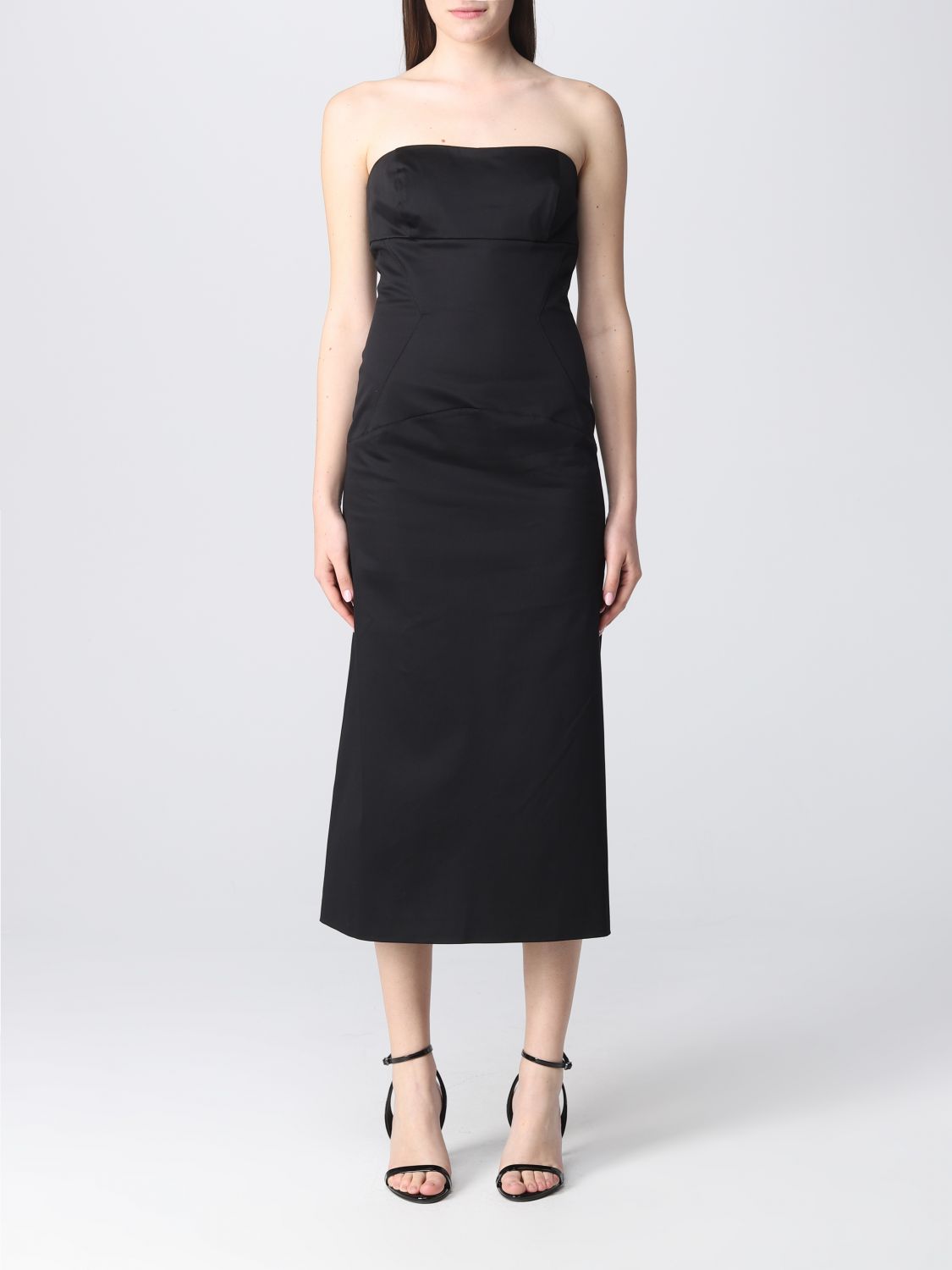 GRIFONI: dress for woman - Black | Grifoni dress 27013120 online on ...