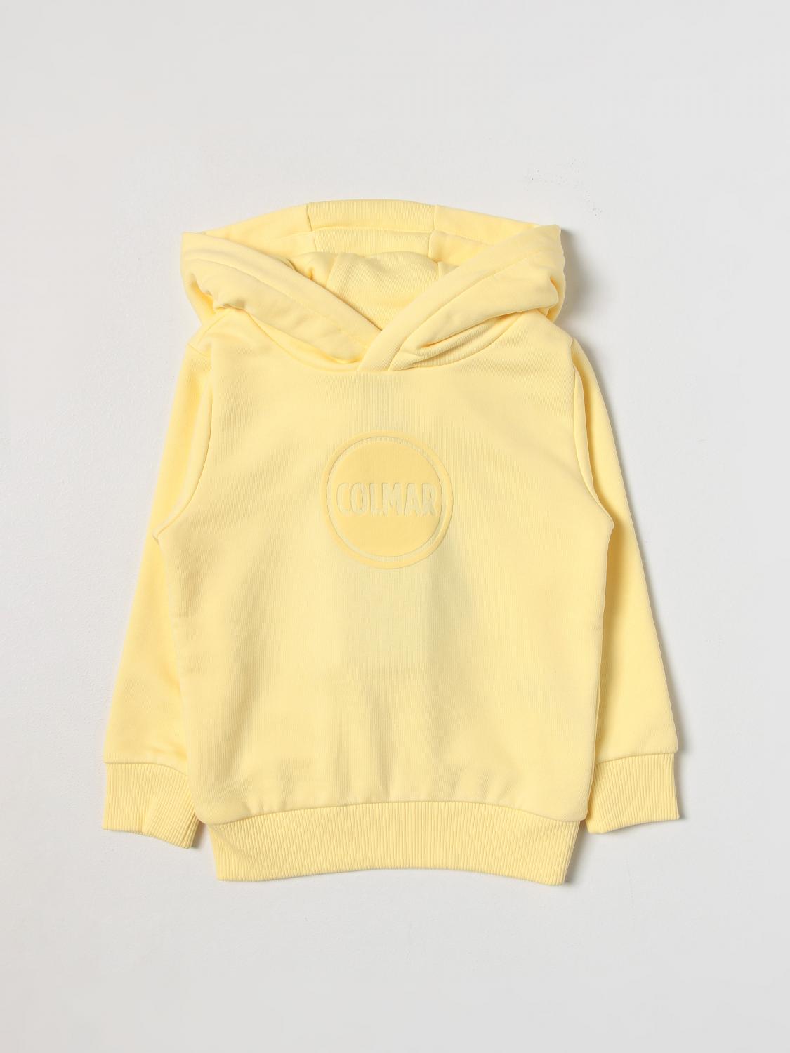 Colmar Kids Hoodie For Boys In Yellow