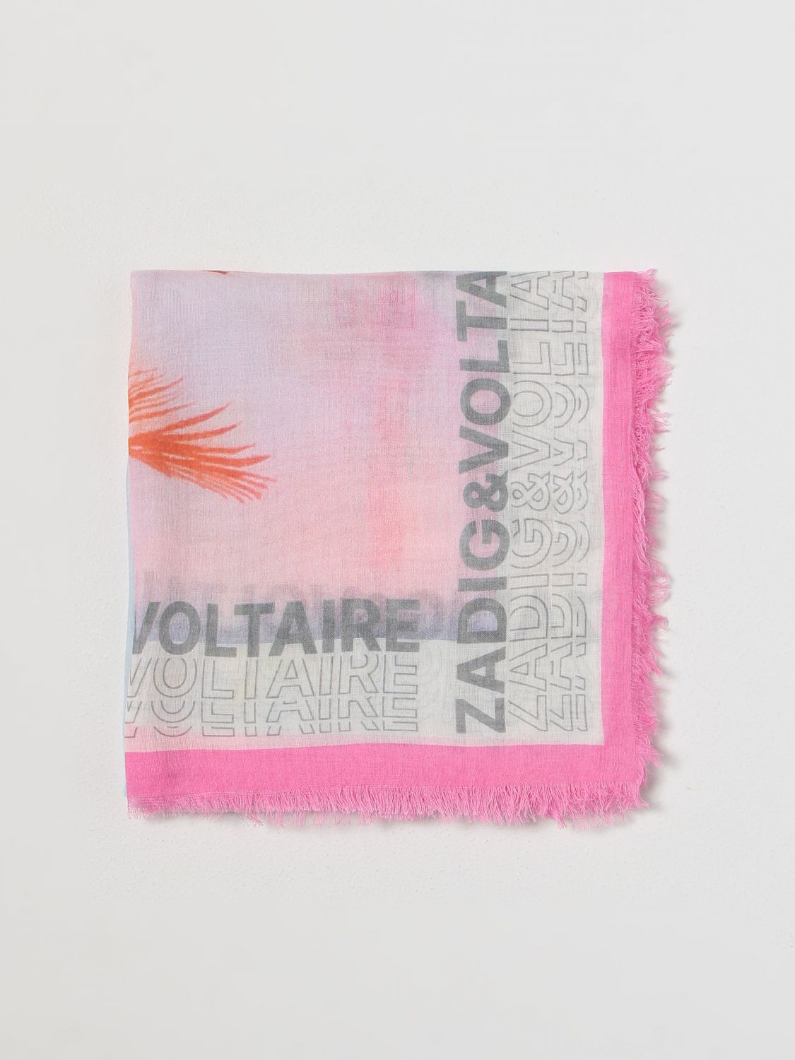 ZADIG & VOLTAIRE: scarf for kids - White | Zadig & Voltaire scarf ...