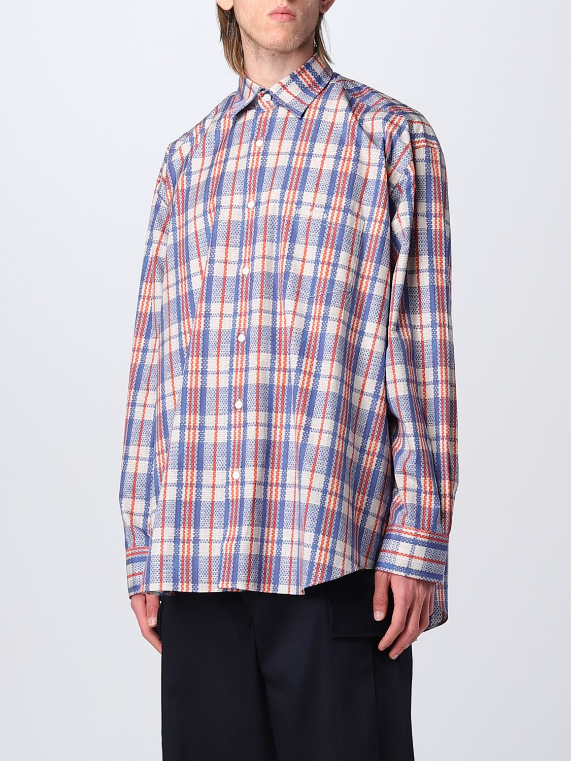 VETEMENTS: shirt for man - Blue | Vetements shirt UE63SH300N online on ...