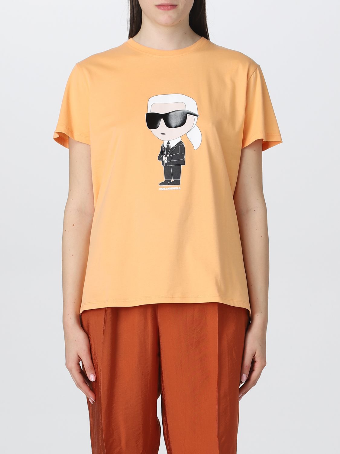 Karl Lagerfeld T-shirt  Damen Farbe Orange