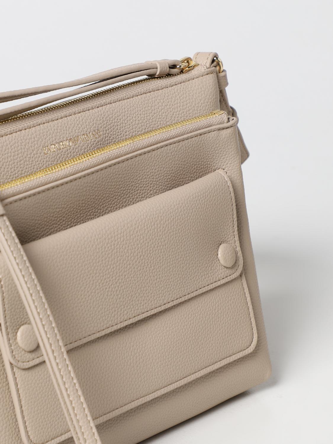EMPORIO ARMANI bag in synthetic leather Beige Emporio Armani