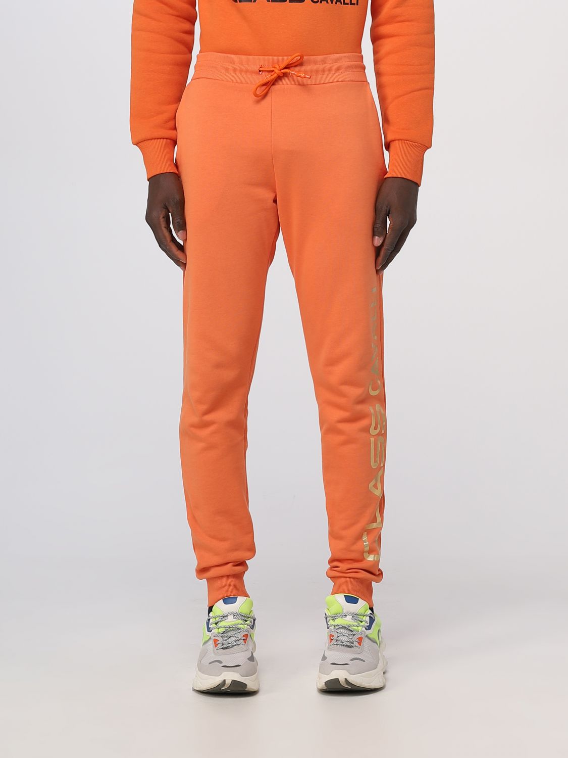 Class Roberto Cavalli Outlet: pants for man - Orange | Class Roberto ...