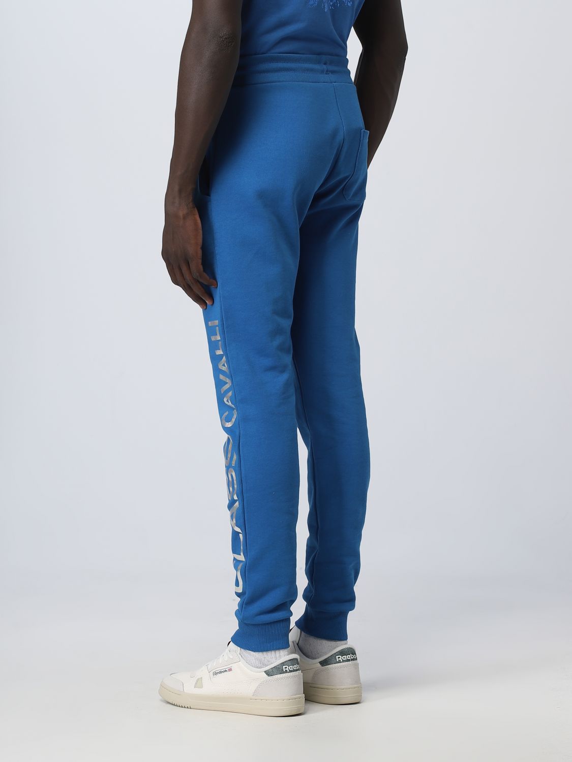 Class Roberto Cavalli Outlet: pants for man - Blue | Class Roberto ...