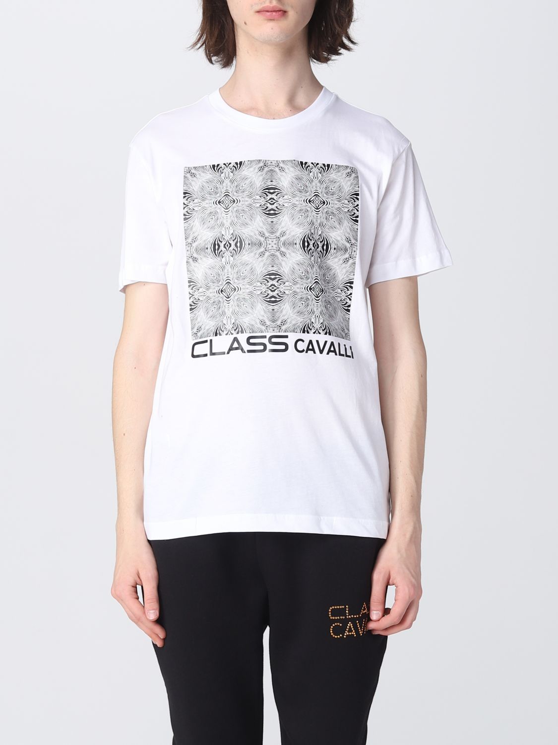 Redelijk lever humor Class Roberto Cavalli T-shirt Men Color White | ModeSens