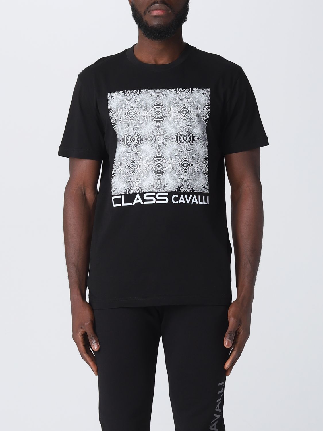 Class Roberto Cavalli T-shirt  Men Color Black
