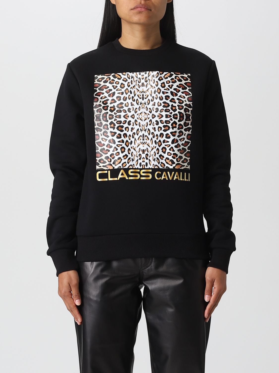 evenwichtig bijtend hack Class Roberto Cavalli Outlet: sweatshirt for woman - Black | Class Roberto  Cavalli sweatshirt PXT65H-CF010 online on GIGLIO.COM