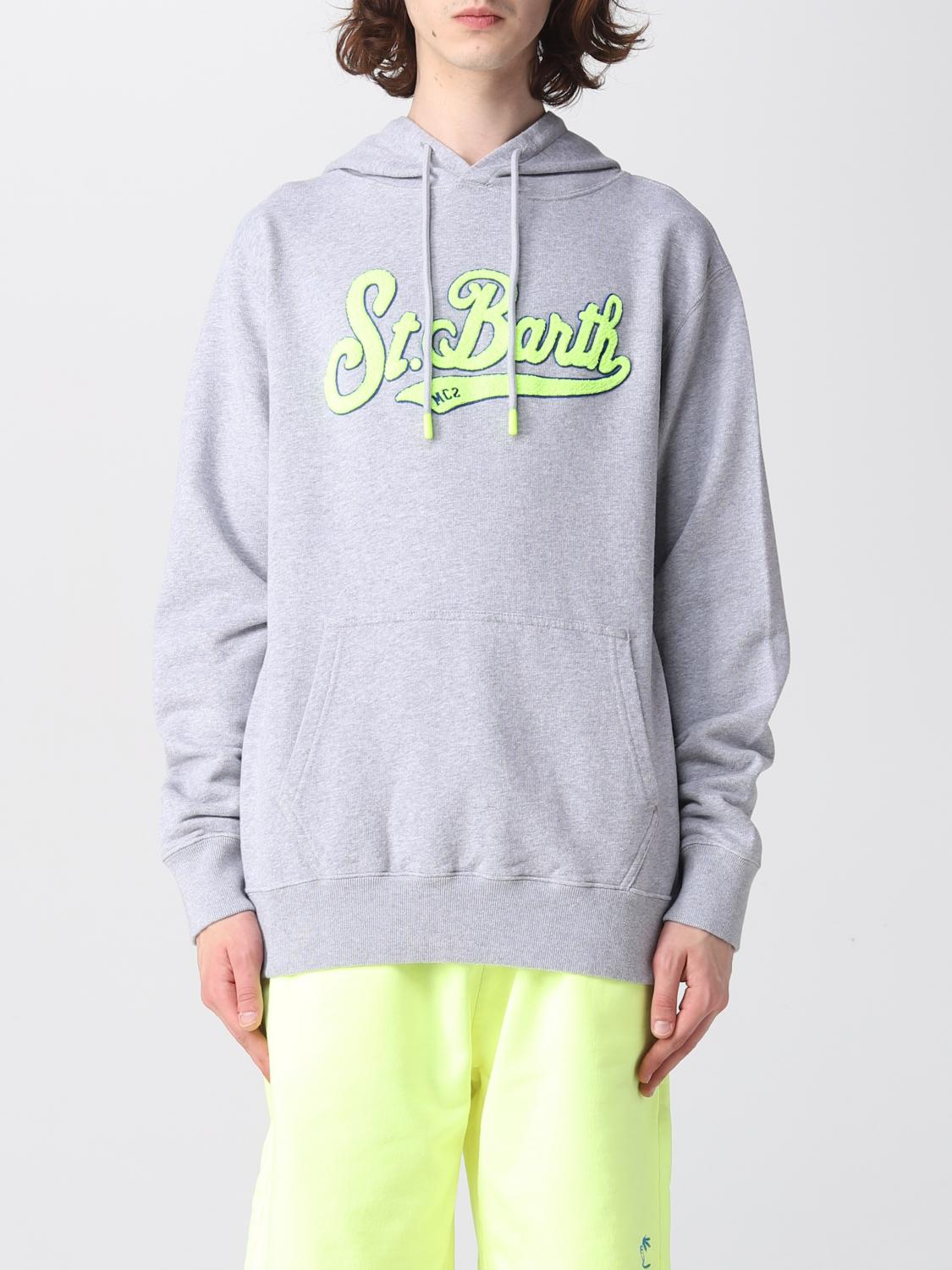 MC2 SAINT BARTH SWEATSHIRT MC2 SAINT BARTH MEN COLOR GREY,E31535020