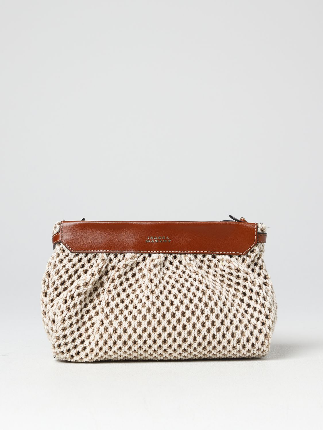 ISABEL mini bag for woman - Ecru | Isabel Marant Etoile mini bag PO0004FAA2X15M online on GIGLIO.COM