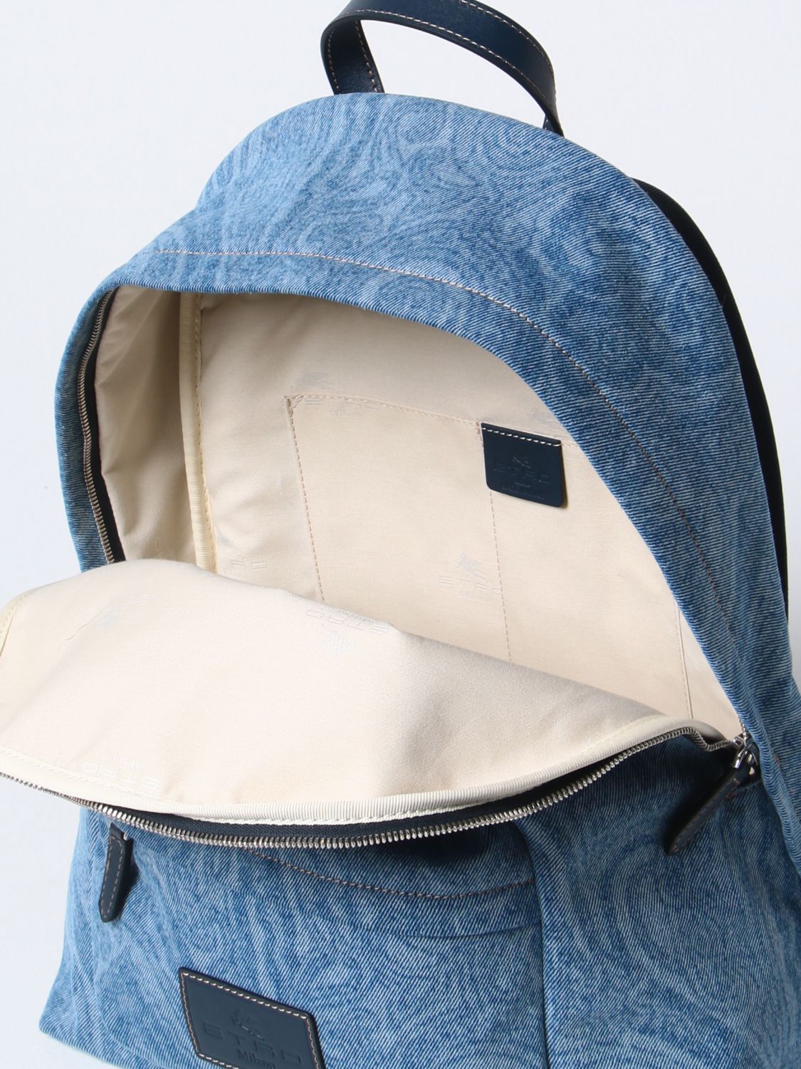 ETRO: backpack for man - Blue | Etro backpack 1N6688669 online on ...
