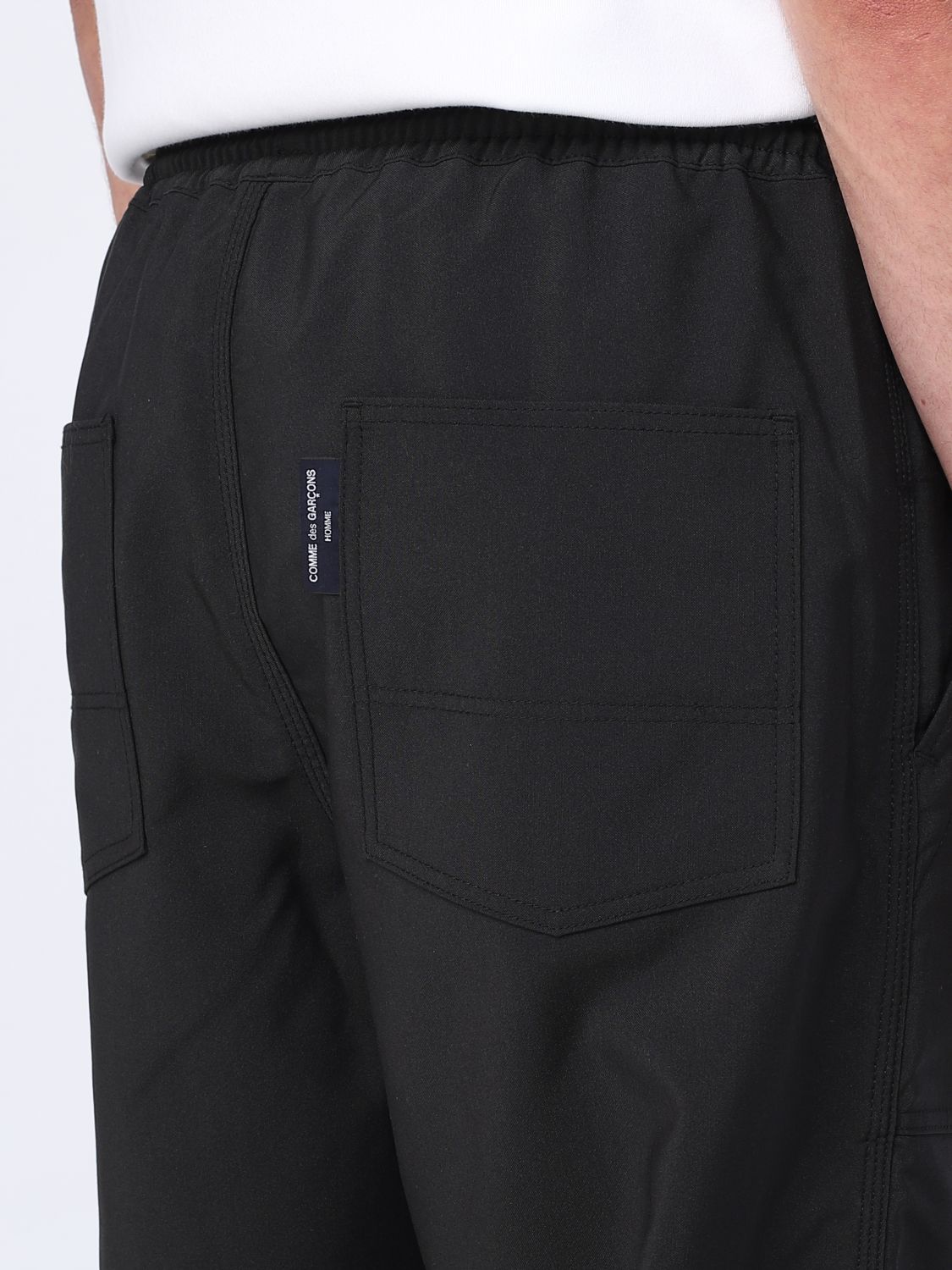 COMME DES GARCONS HOMME PLUS: pants for man - Black | Comme Des Garcons ...