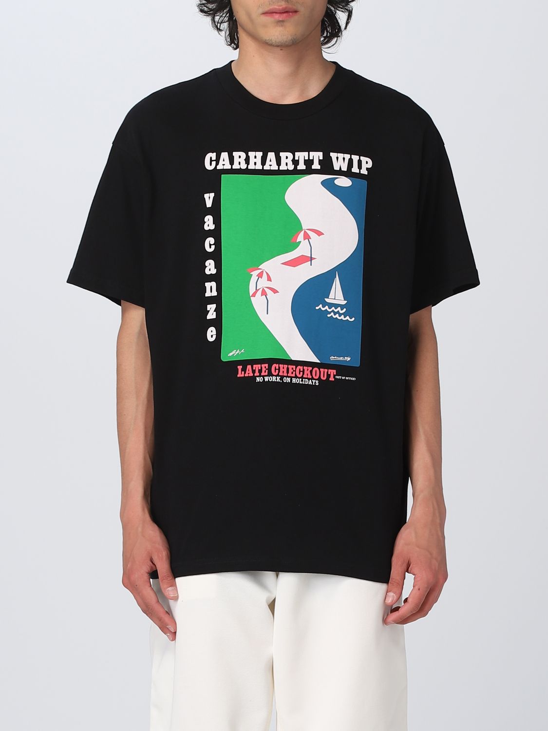 CARHARTT WIP: t-shirt for man - Black | Carhartt Wip t-shirt I031709 ...