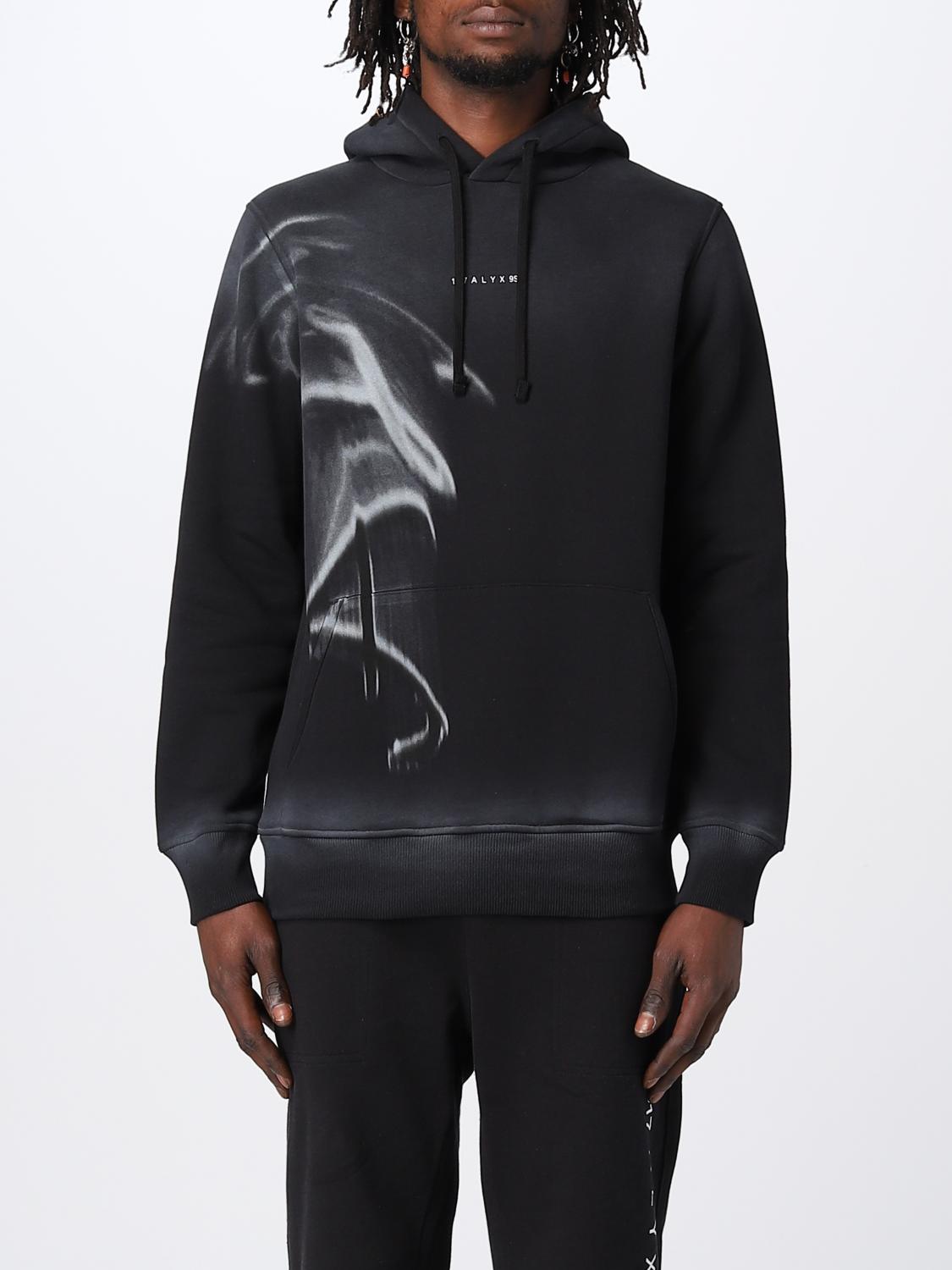 Alyx Graphic Hooded Sweatshirt In Black