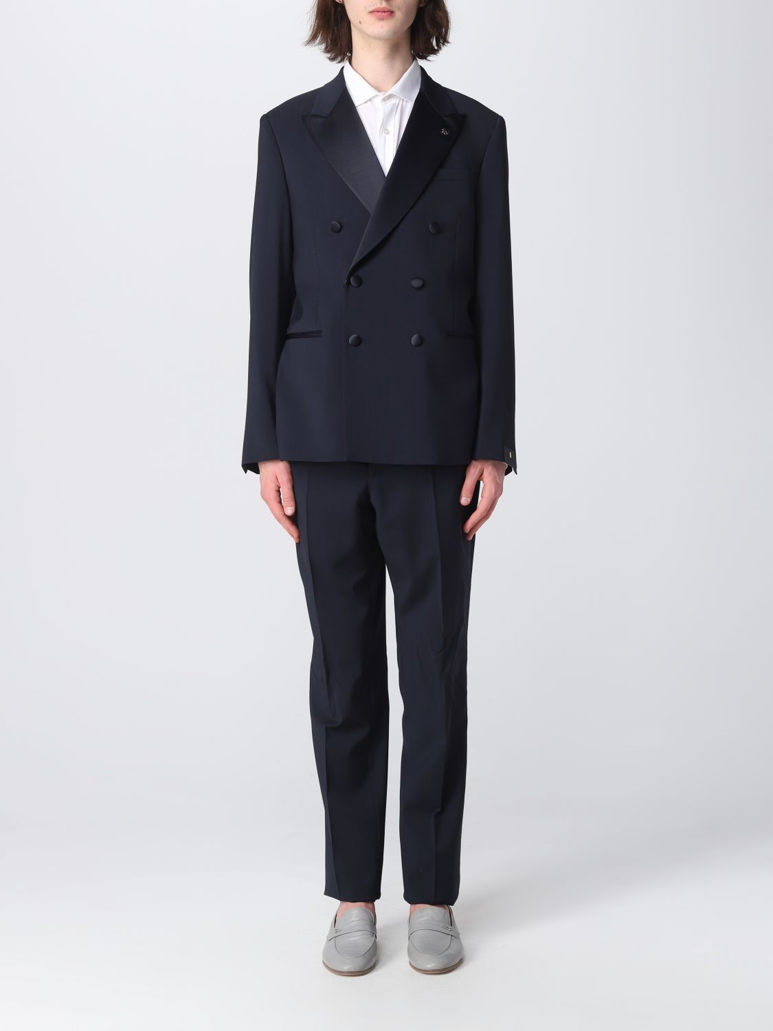 MANUEL RITZ: suit for man - Navy | Manuel Ritz suit 3430AR3378233161 ...