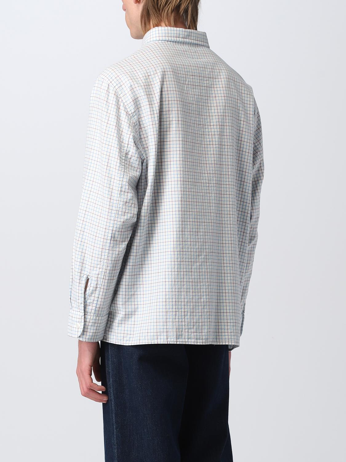 EDWIN shirt for man Gnawed Blue Edwin shirt I031869 online on
