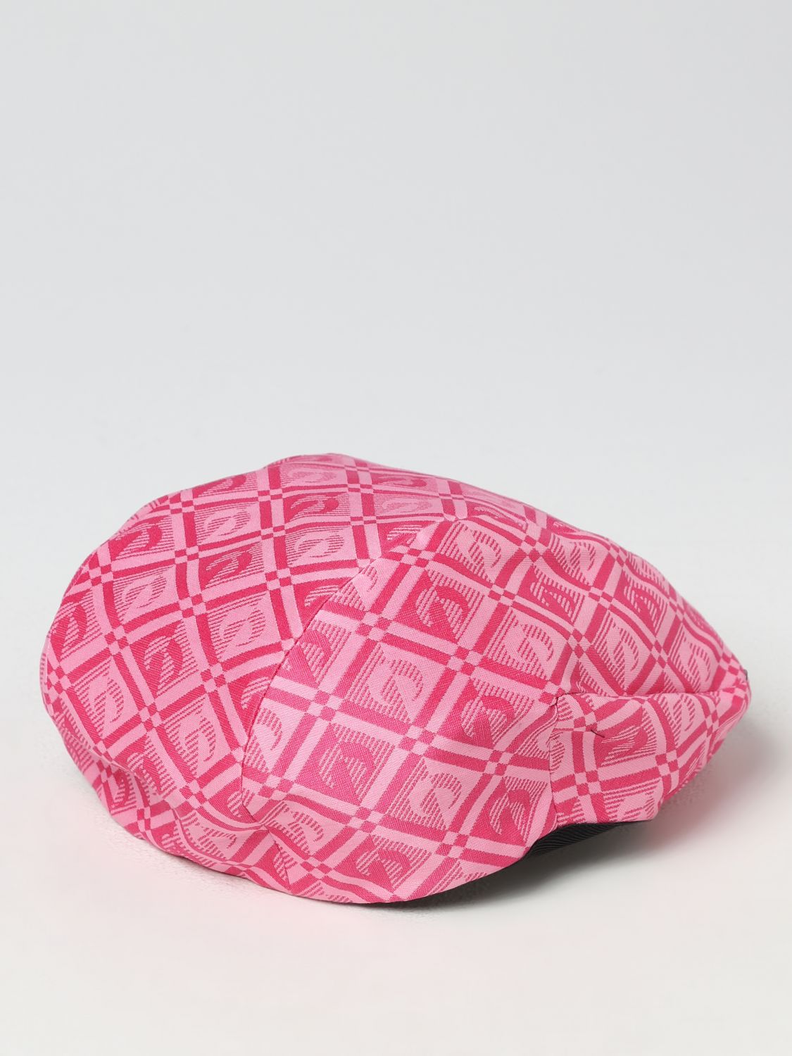 MARINE SERRE: hat for woman - Pink | Marine Serre hat A078SS23X online ...