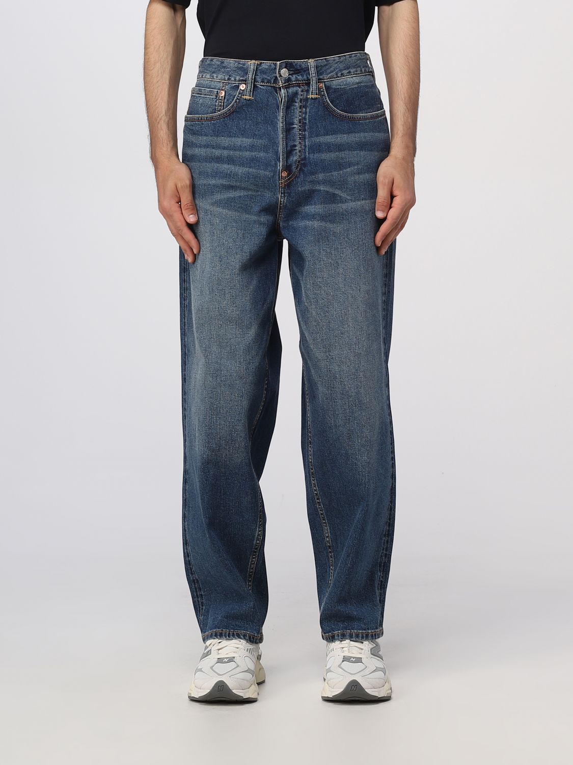 EVISU: jeans for man - Blue | Evisu jeans 2ESHTM3JE911LFCS online on ...