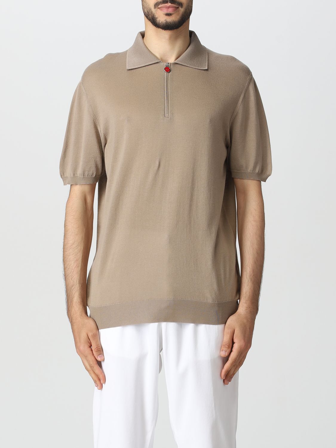 Kiton Sweater  Men Color Beige