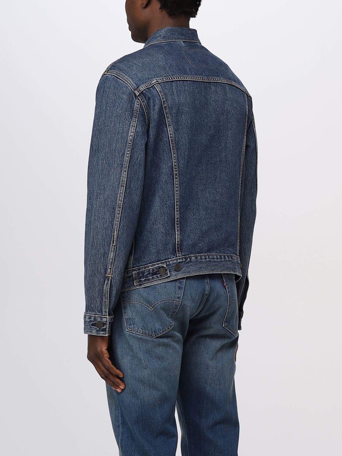 LEVI'S: jacket for man - Blue | Levi's jacket 723340573 online on ...