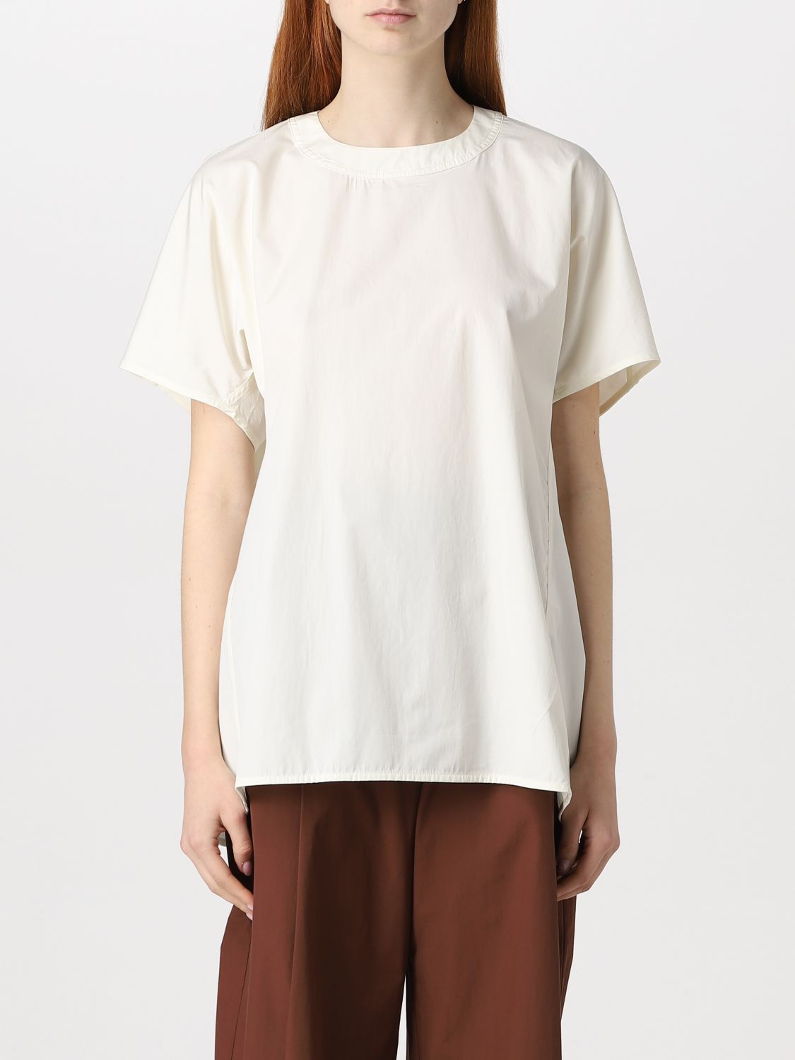 STUDIO NICHOLSON: t-shirt for woman - Beige | Studio Nicholson t-shirt ...