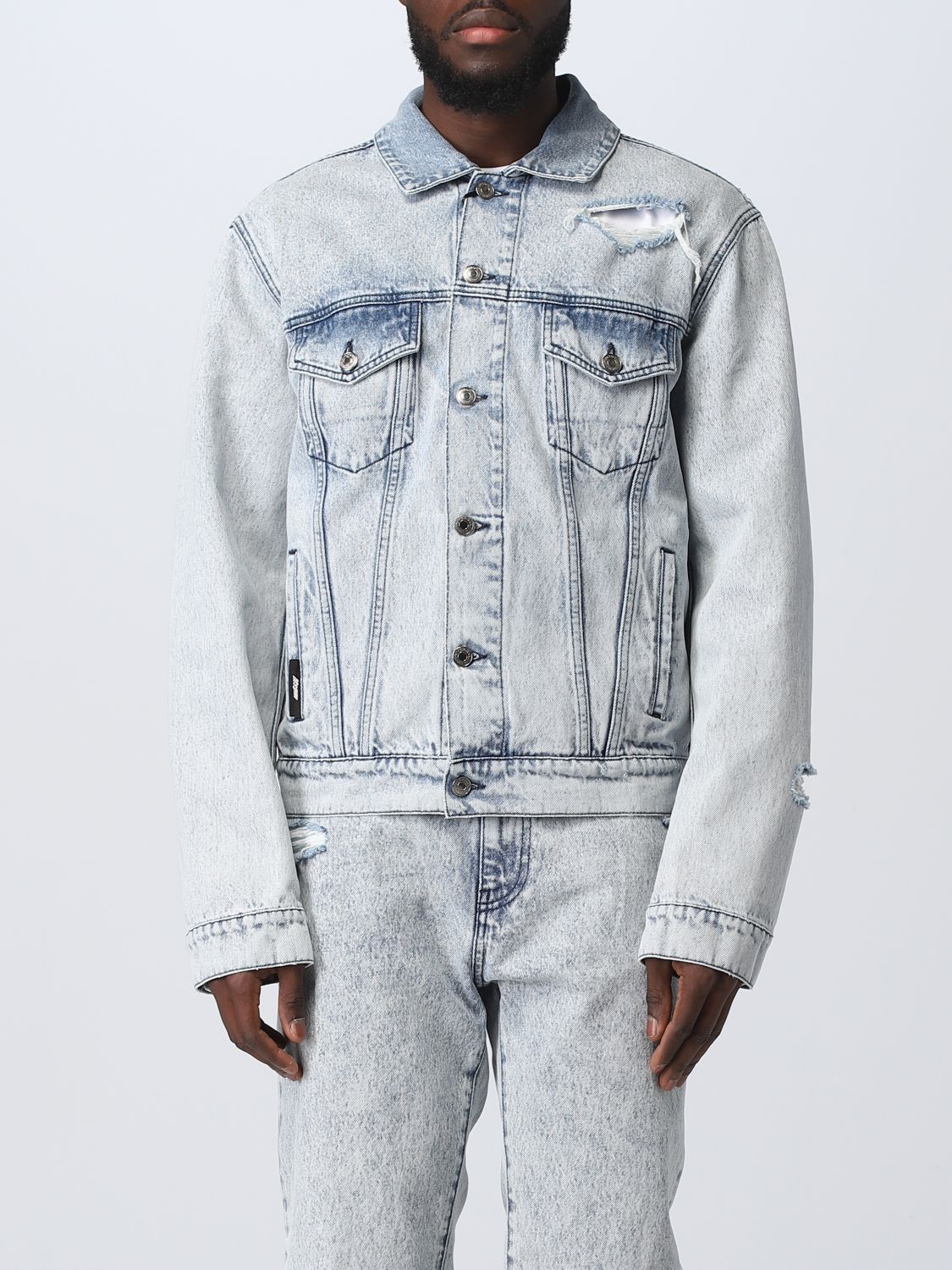 Msgm Jacke  Herren Farbe Grau In Grey