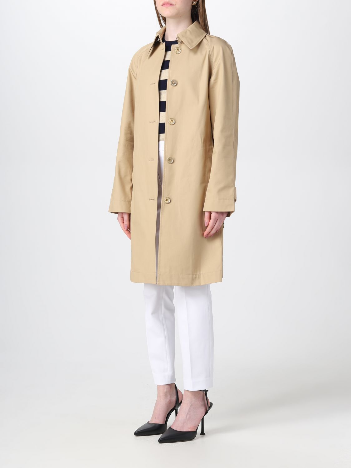 MICHAEL KORS: trench coat for woman - Beige | Michael Kors trench coat ...
