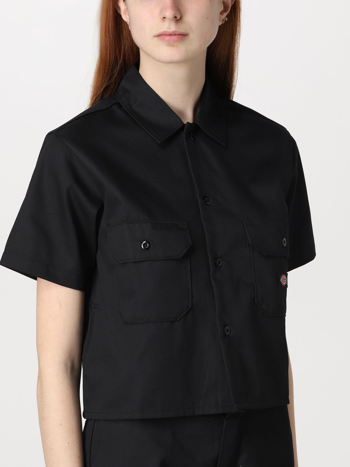 DICKIES: shirt for woman - Black | Dickies shirt DK0A4XKD online on ...