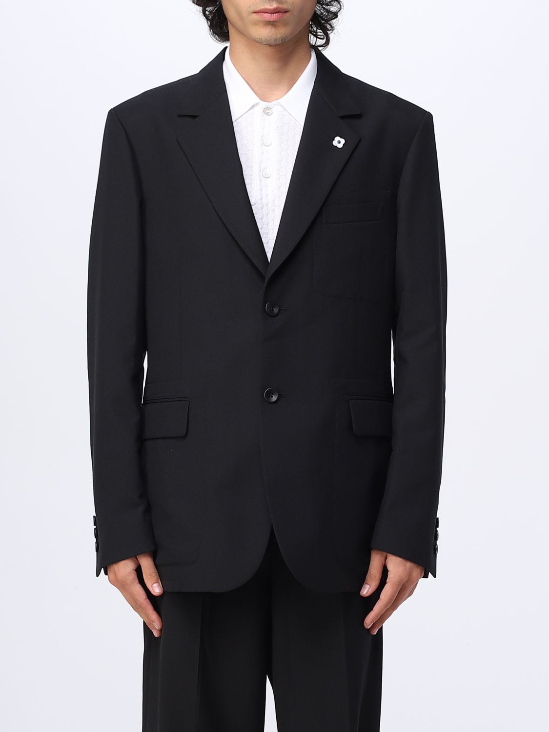 LARDINI: jacket for man - Black | Lardini jacket EP6910VEPMT60498 ...