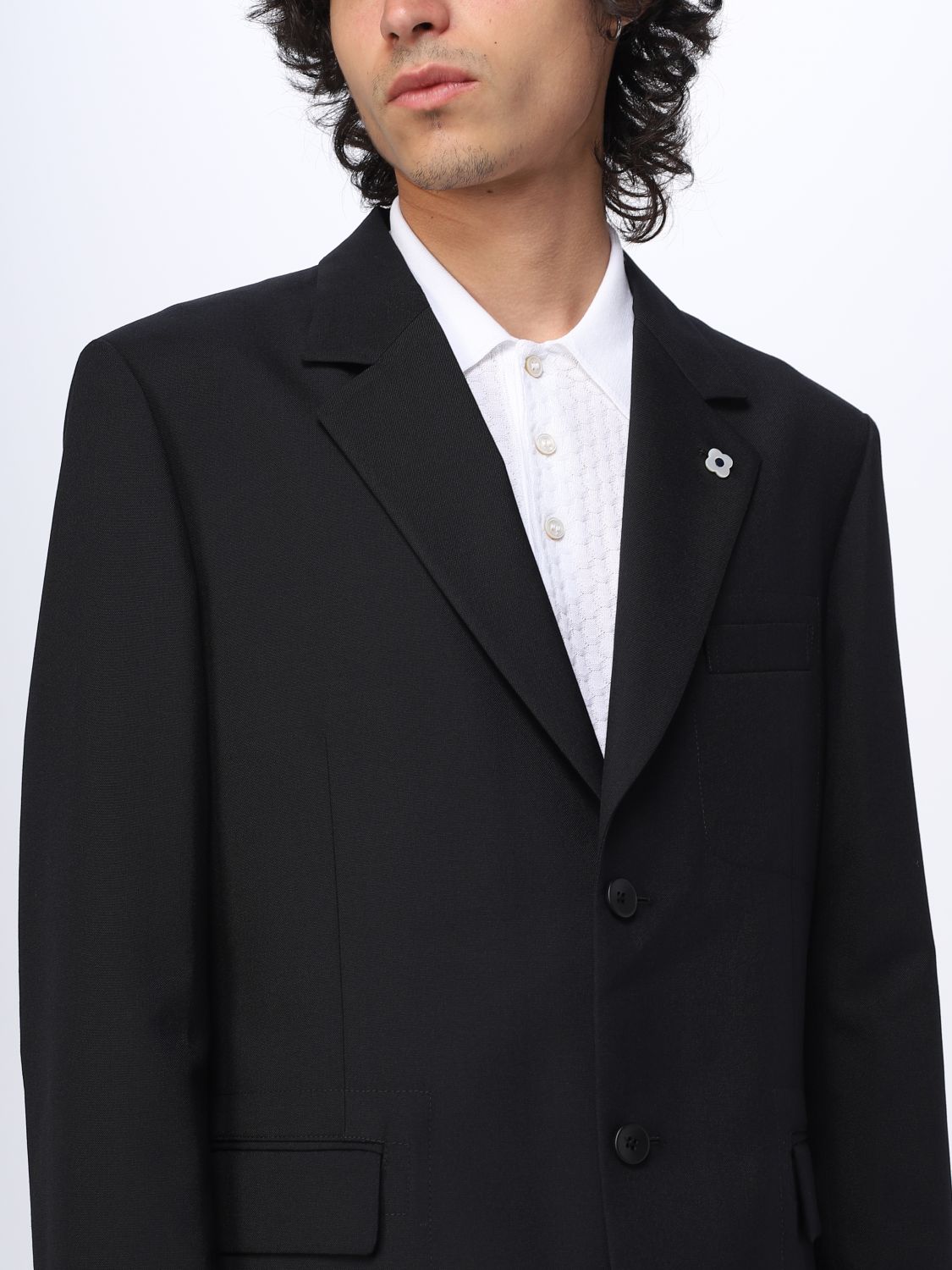 LARDINI: jacket for man - Black | Lardini jacket EP6910VEPMT60498 ...