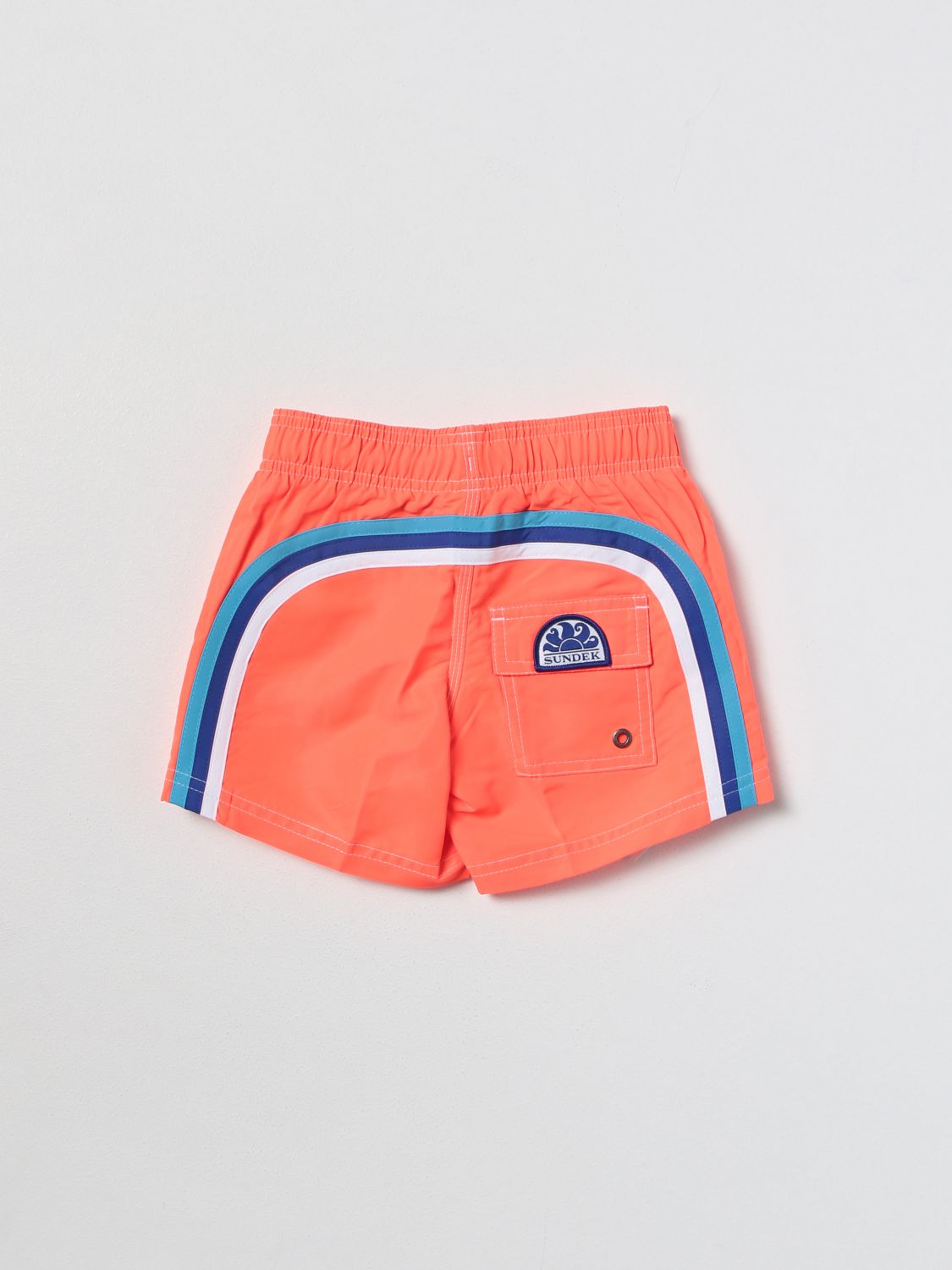 Caducado Montañas climáticas en general SUNDEK: swimsuit for boys - Orange | Sundek swimsuit O3S001 online on  GIGLIO.COM