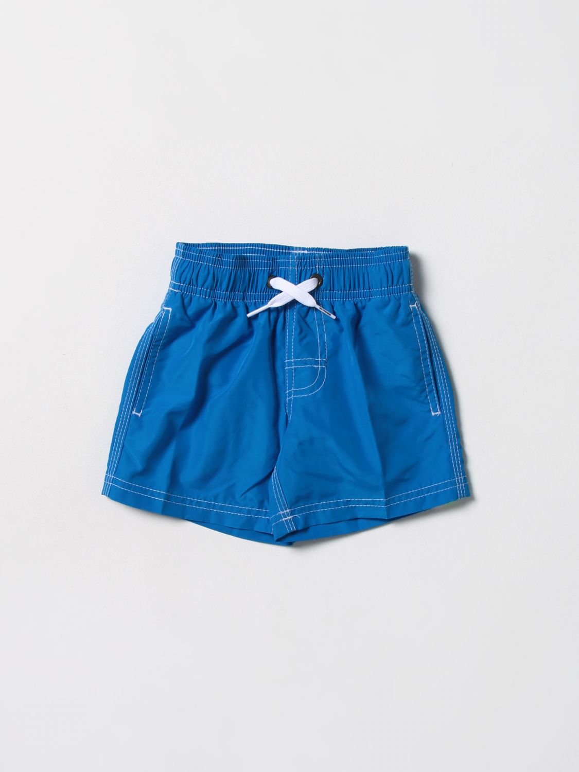 SUNDEK: swimsuit for boys - Blue | Sundek swimsuit O3S006 online on ...