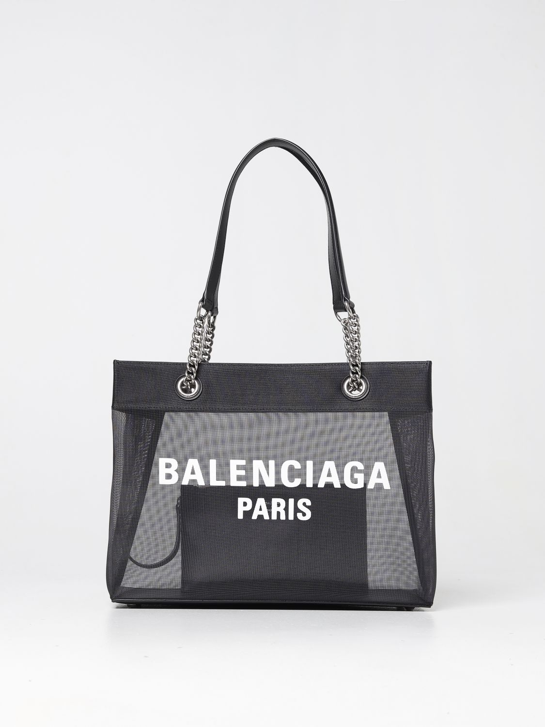 Helligdom gået i stykker attribut BALENCIAGA: Duty Free bag in mesh - Black | Balenciaga handbag 7416022AADB  online on GIGLIO.COM