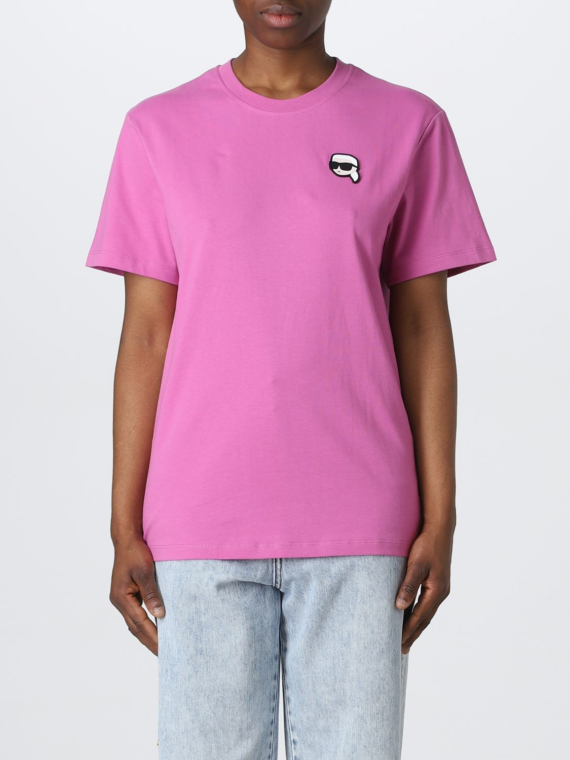 Karl Lagerfeld T-shirts In Pink