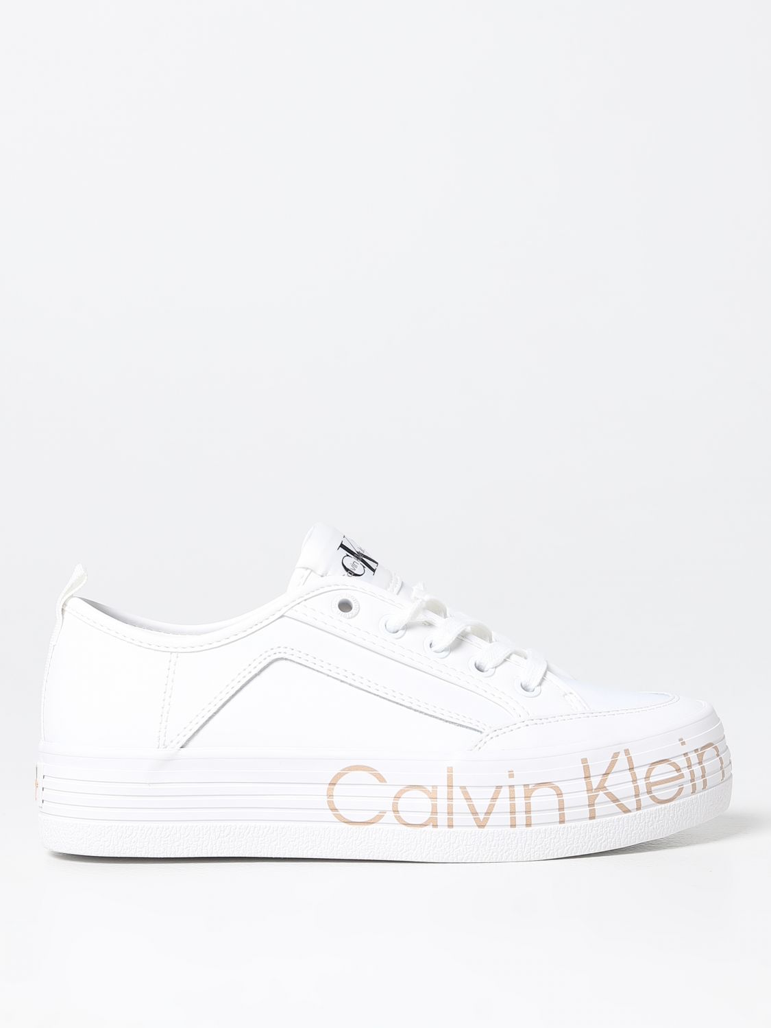 CALVIN KLEIN: sneakers woman - | Calvin Klein sneakers YW0YW01025 online on GIGLIO.COM
