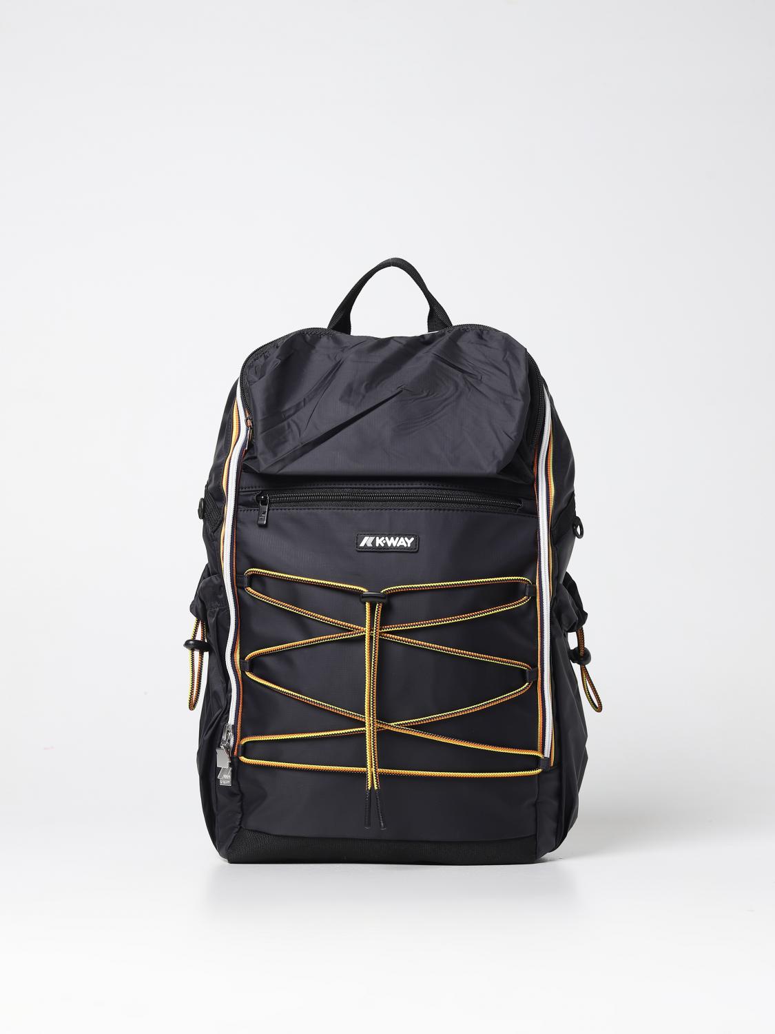 KWAY backpack for man Black KWay backpack K4112YW online on