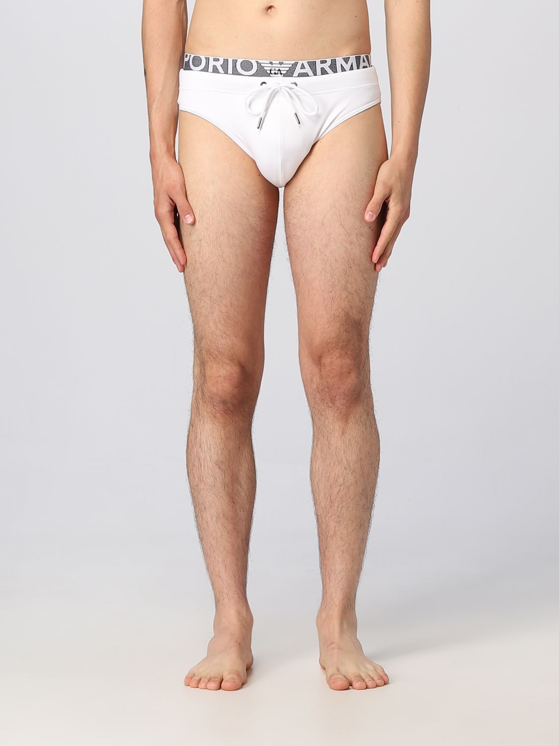 Ea7 Swimsuit  Swimwear Men In White